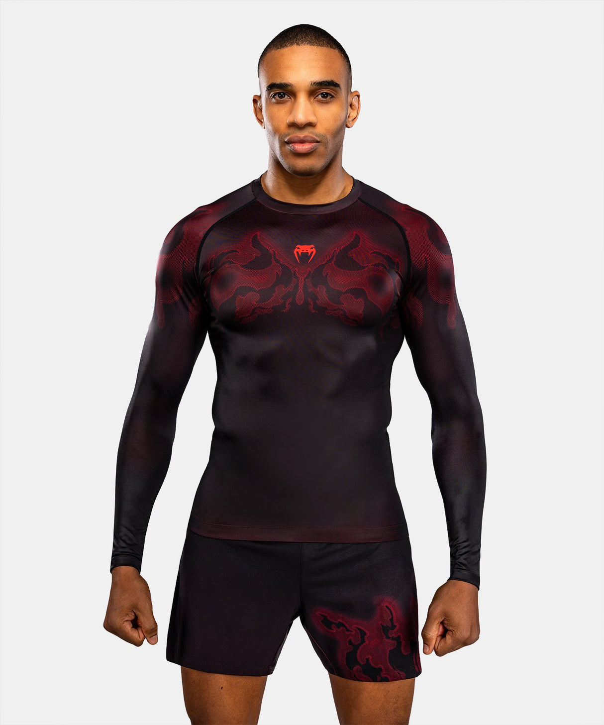 Venum Rashguard Spectre - Zwart/Rood