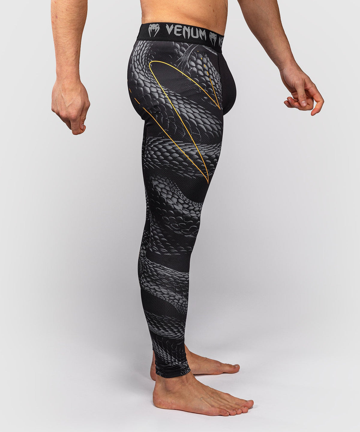 Venum Compressiebroek Matupa - Zwart/Grijs/Goud