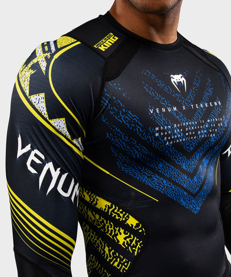Venum Rashguard TEKKEN 8 King - Zwart/Geel - foto 5