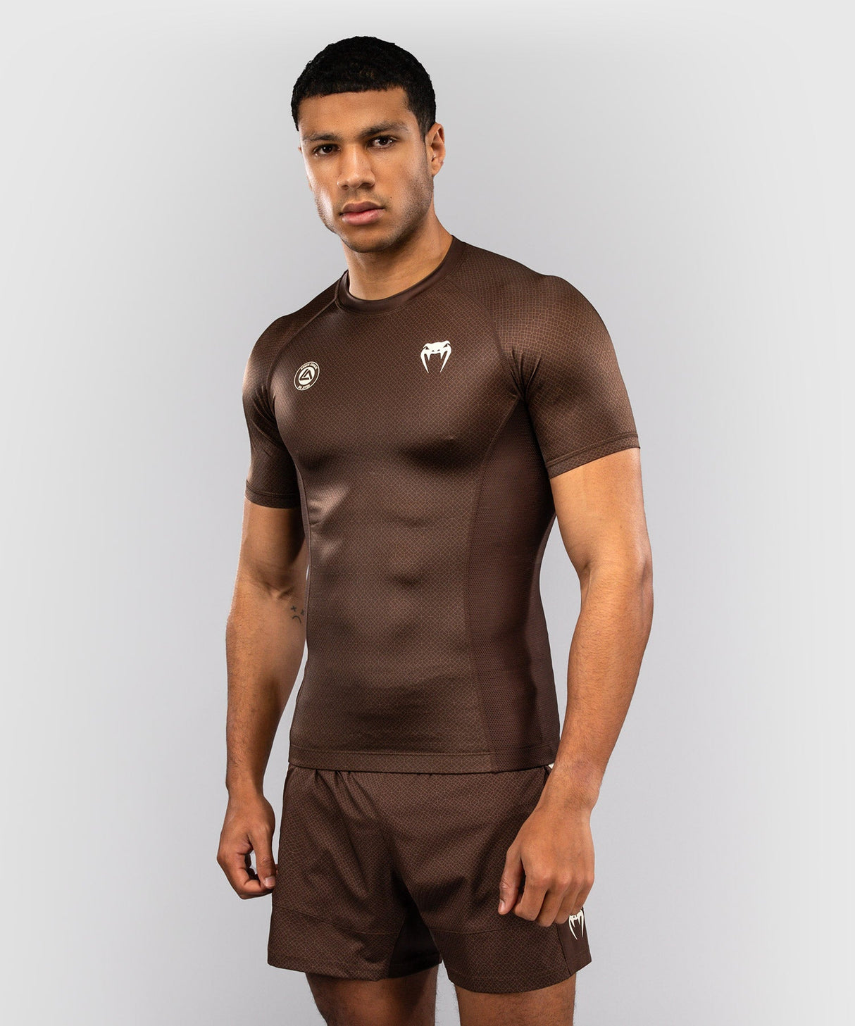 Venum Rashguard x Roger Gracie Academy - Donkerbruin