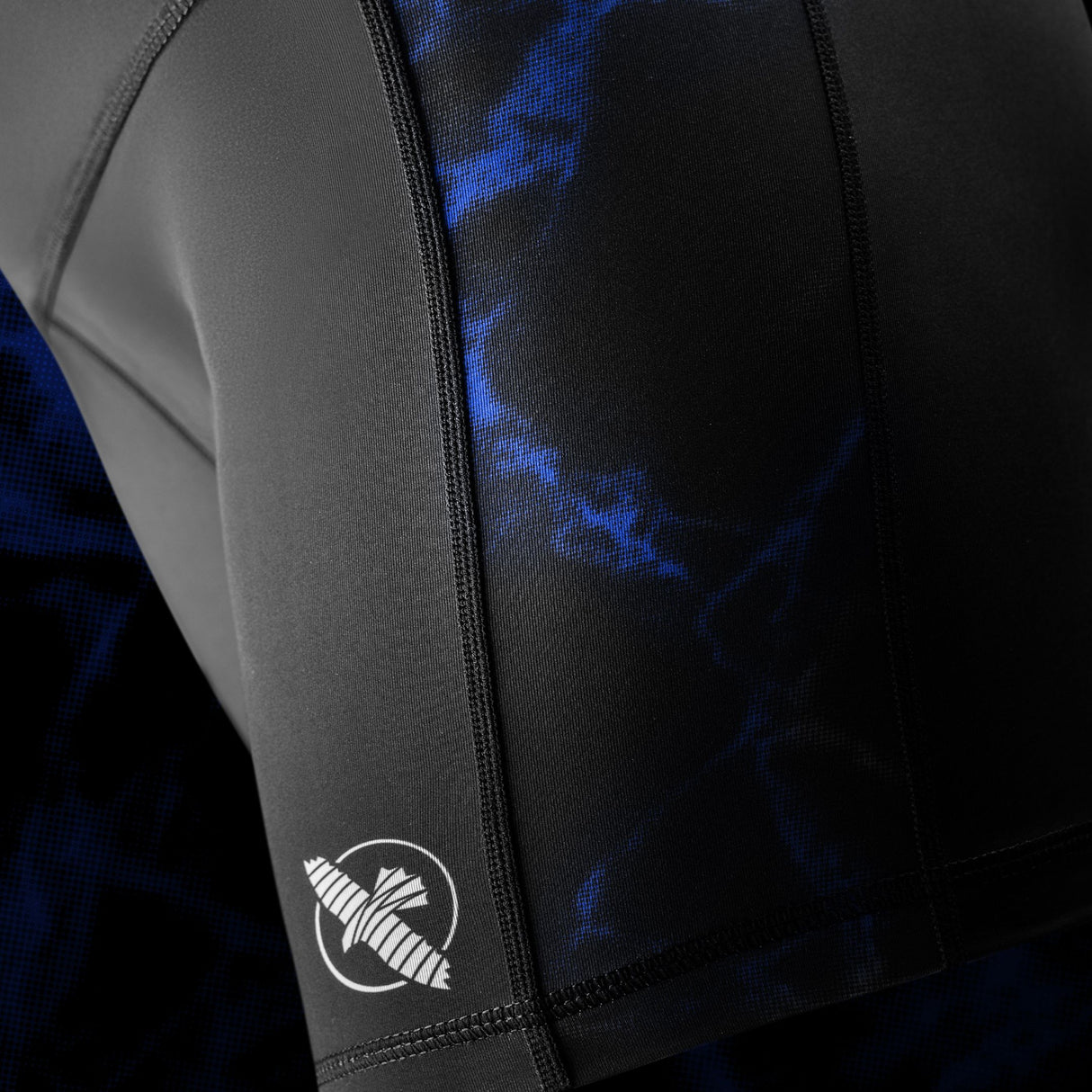 Hayabusa x UFC BJJ Compressie Shorts Dames - Zwart/Blauw