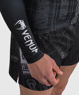Venum Rashguard Karate Combat - Zwart/Grijs