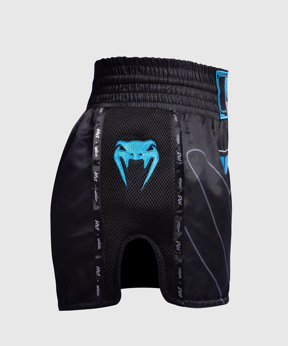 Venum Muay Thai Shorts x Dua - Zwart/Electric Blue