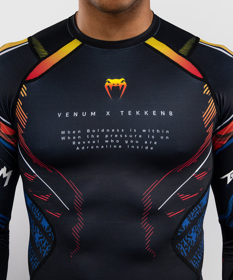Venum Rashguard TEKKEN 8 Yoshimitsu - Zwart/Oranje - foto 5