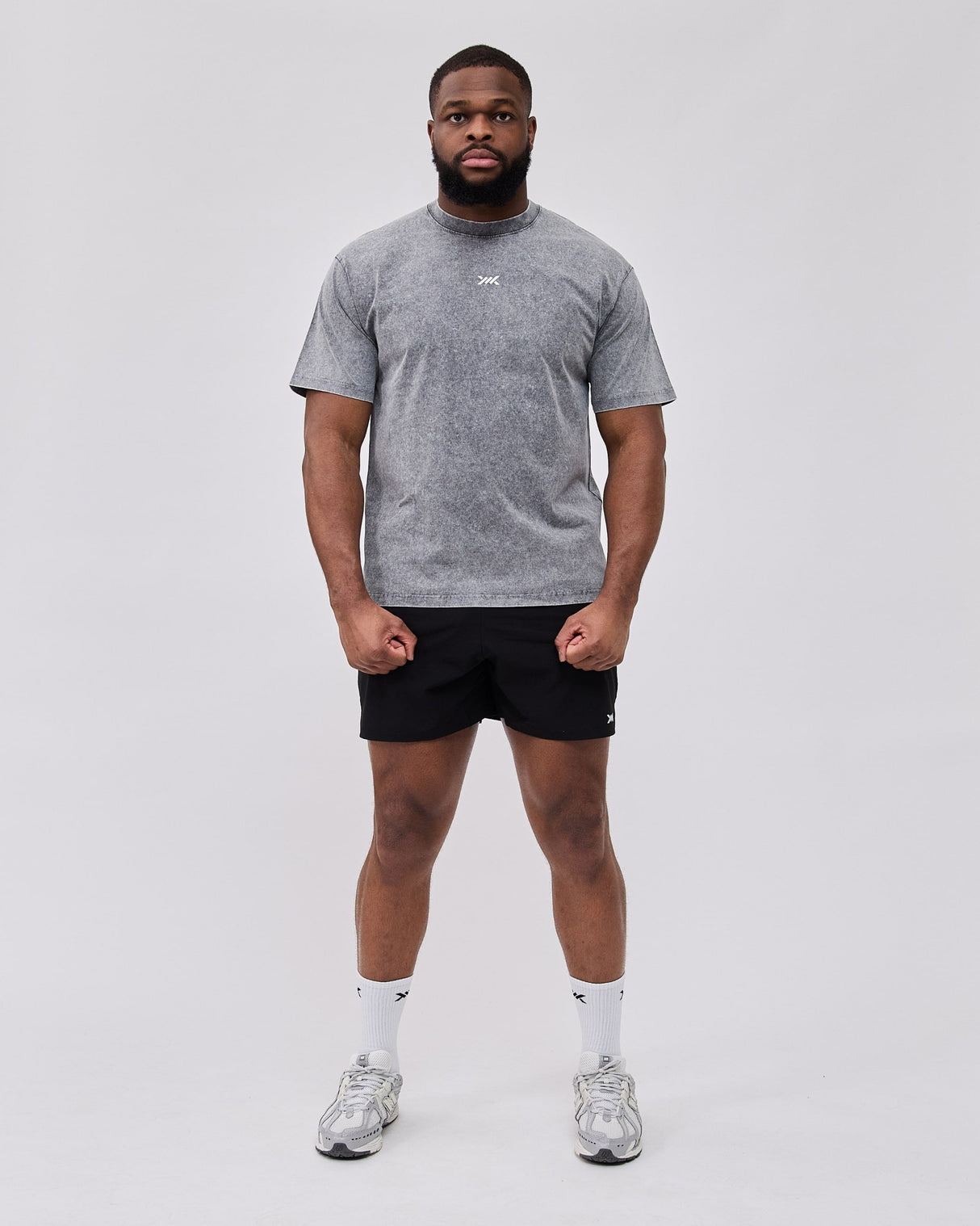 Caged Classic T-Shirt - Washed Grijs