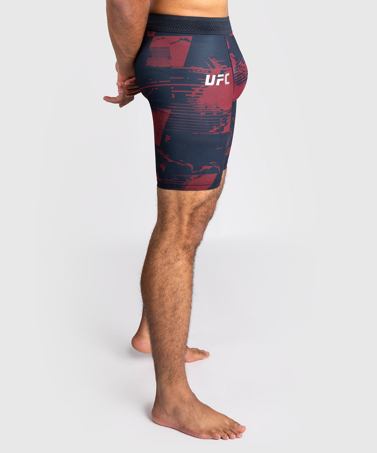 Venum UFC MMA Shorts Zenith - Marineblauw/Bordeauxrood/Zilver