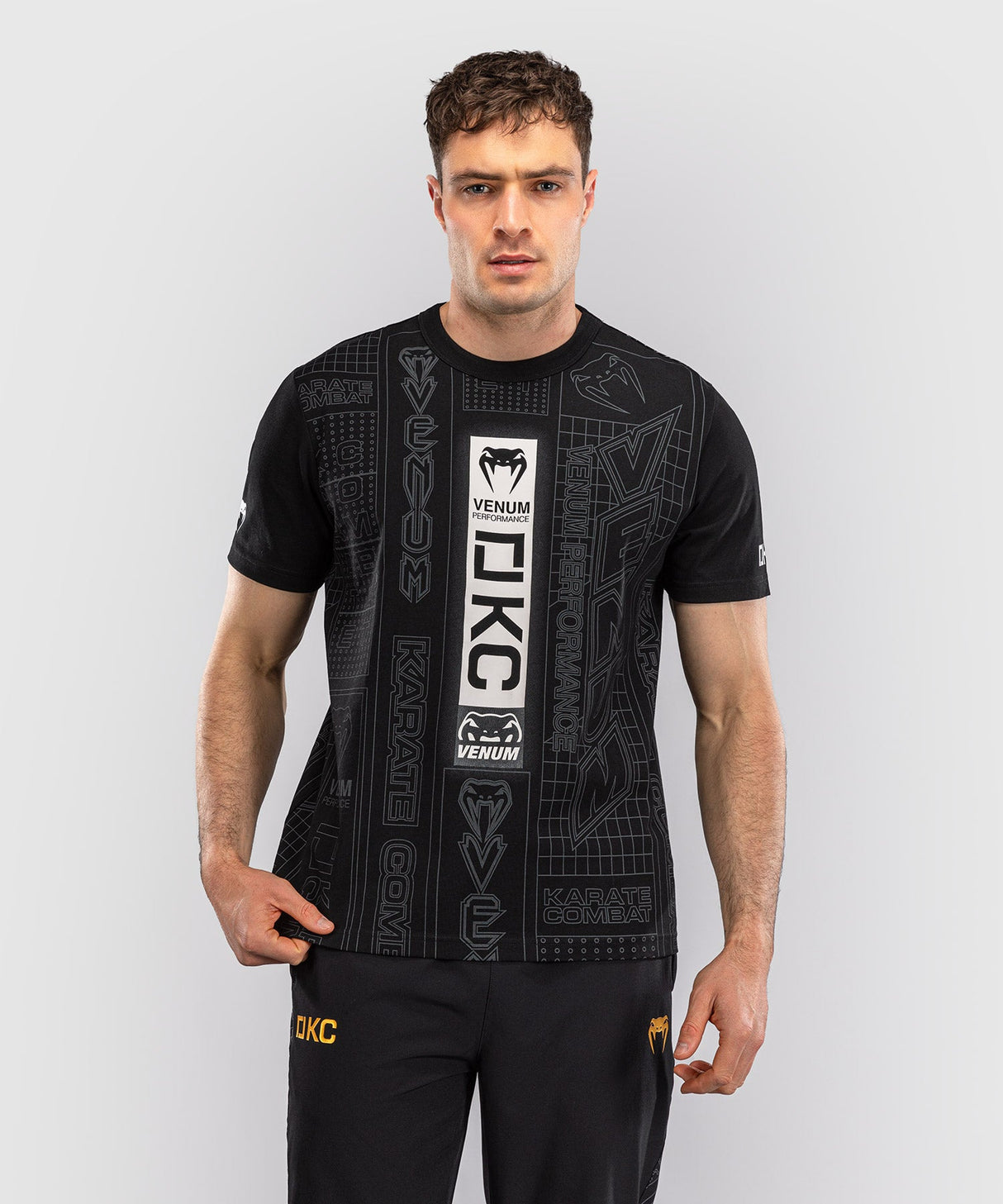 Venum T-Shirt Karate Combat - Zwart/Grijs