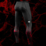 Hayabusa x UFC BJJ Compressie Shorts - Zwart/Rood