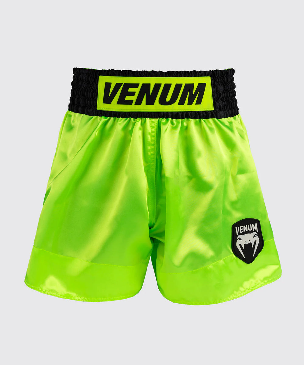 Venum Muay Thai Shorts Classic Evo - Neon Geel/Zwart