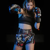 8 WEAPONS Muay Thai Shorts Cut Like A Blade 2.0 - Zwart