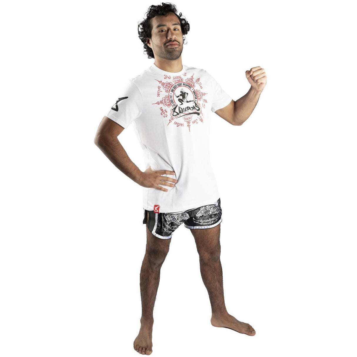 8 WEAPONS T-Shirt Eight Ways Yant - Wit