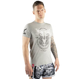 8 WEAPONS T-Shirt Sak Yant Tigers - Grijs