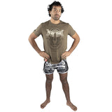 8 WEAPONS T-Shirt Sak Yant Tigers - Olijf