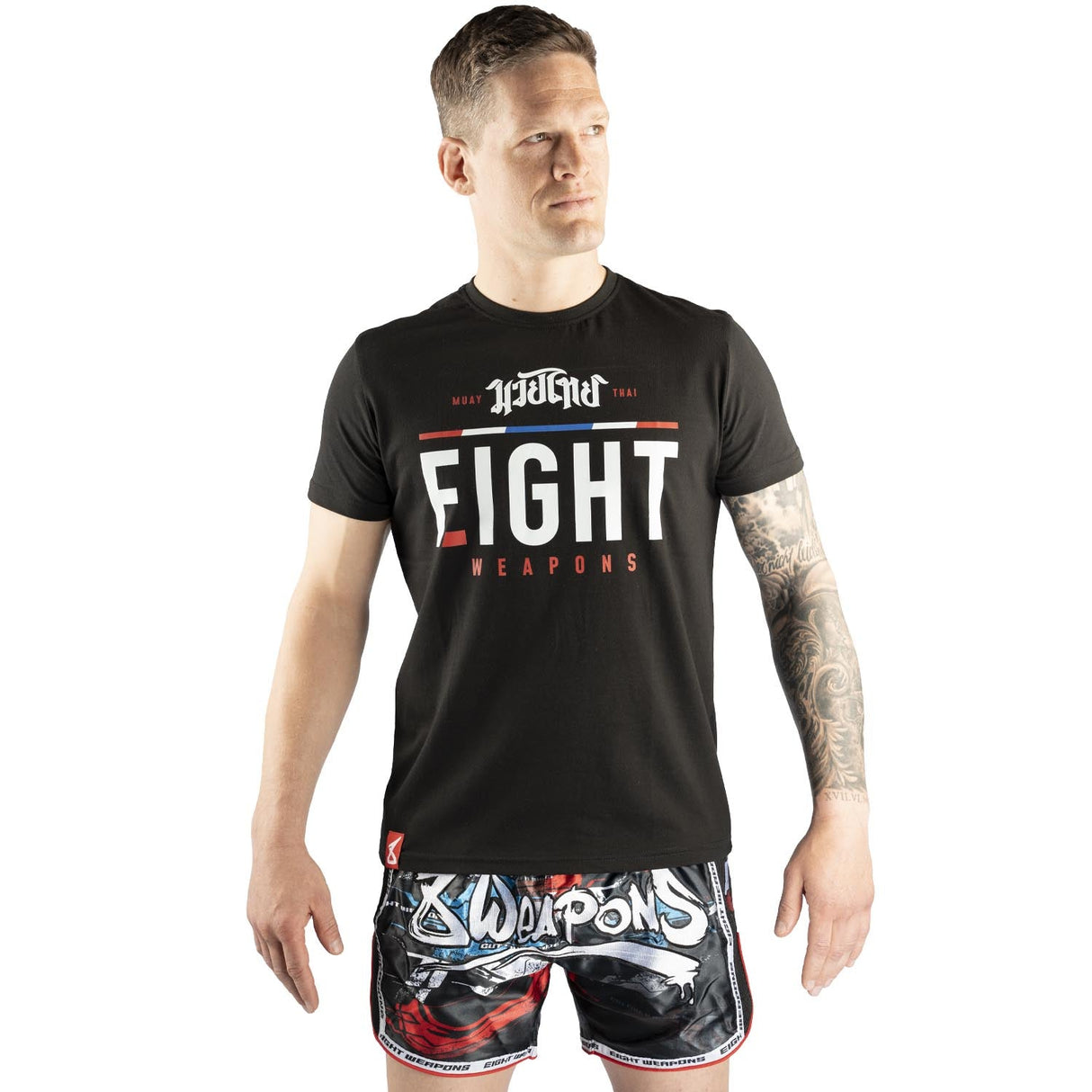 8 WEAPONS T-Shirt The Fight - Zwart
