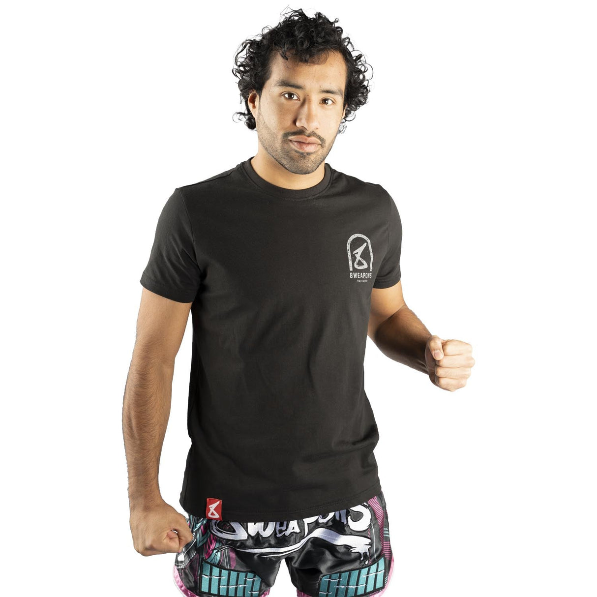 8 WEAPONS T-Shirt Tombstone - Zwart