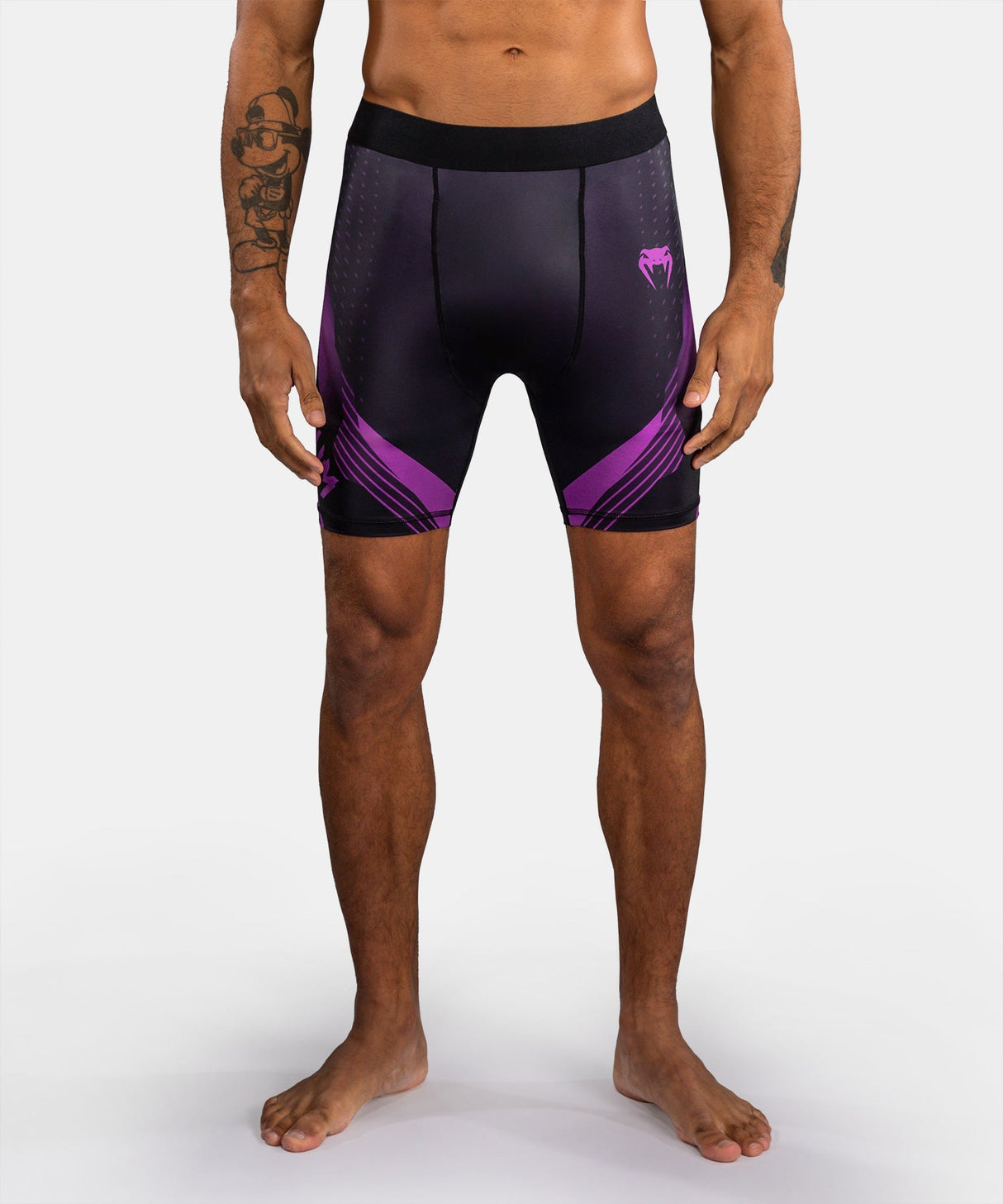 Venum Compressieshort No-Gi 6.0 - Zwart/Purper