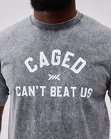 Caged Club T-shirt - Washed Grijs