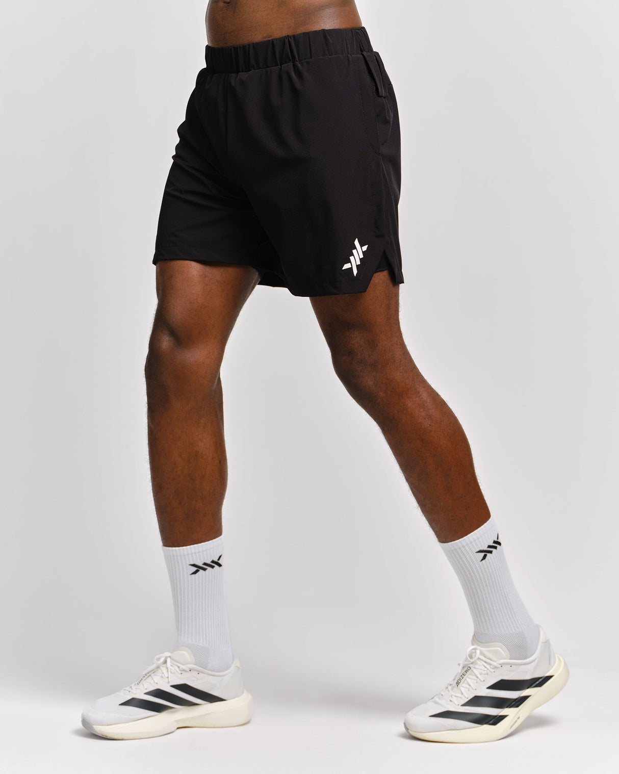 Caged 2-in-1 Hardloop Shorts Stride - Zwart