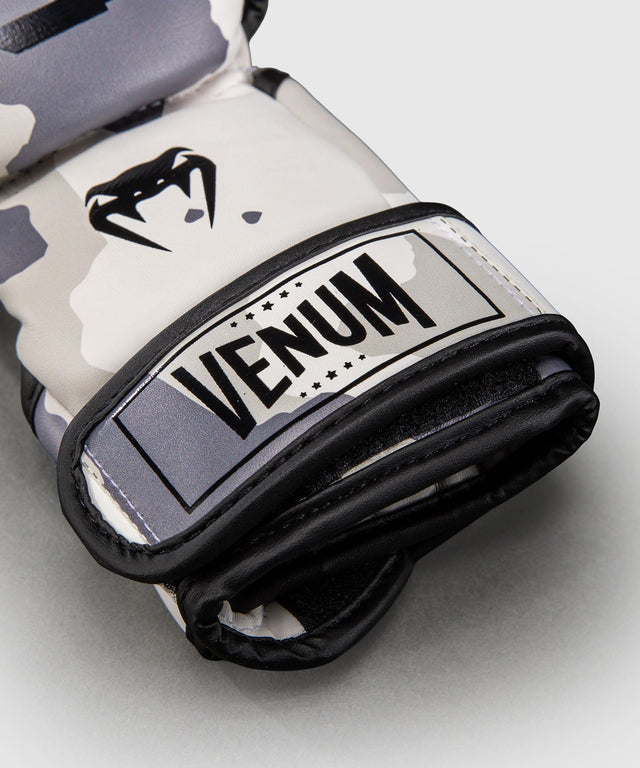 Guantes de sparring MMA Venum Elite – Blanco/Gris