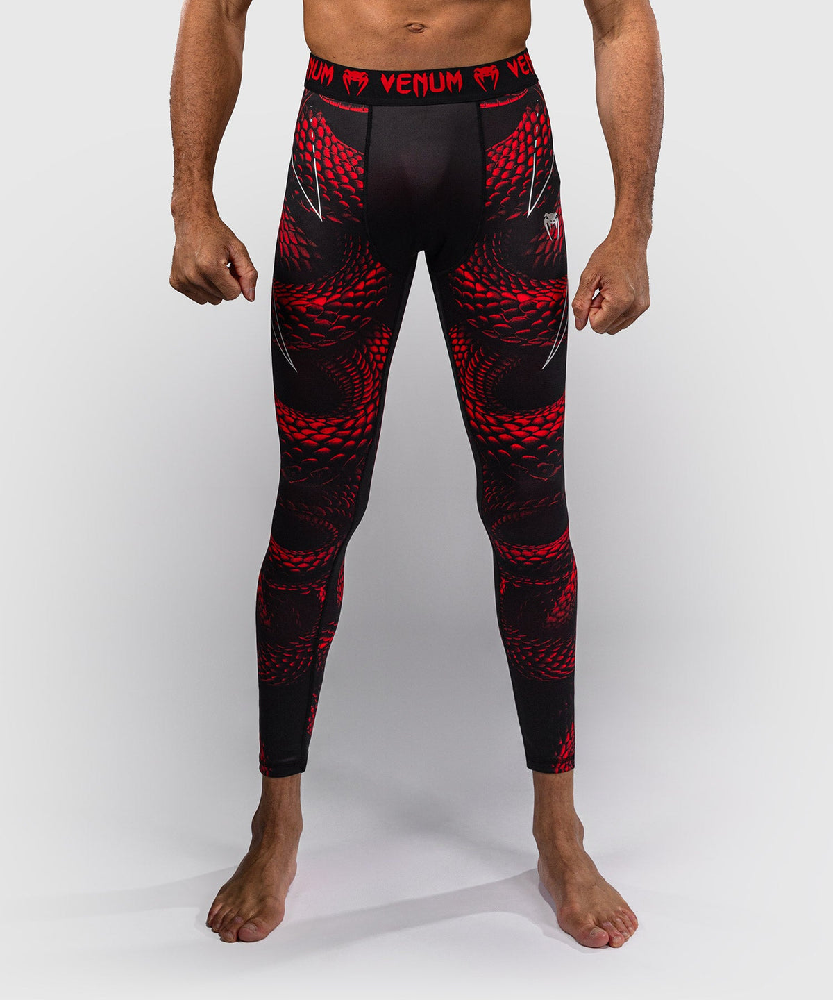 Venum Compressiebroek Matupa - Zwart/Rood/Zilver