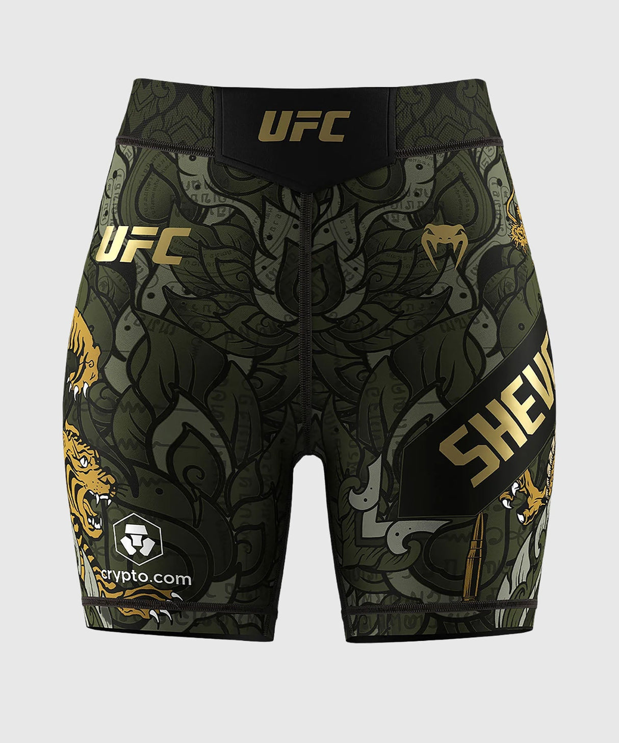 Venum UFC Compressie Shorts Valentina Shevchenko - Groen