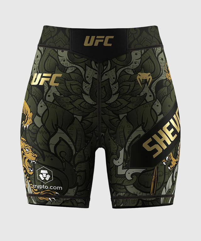Kompresní kraťasy MMA Venum UFC Valentina Shevchenko – Zelené