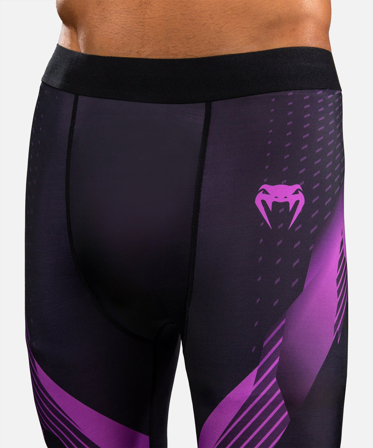 Venum Compressiebroek No-Gi 6.0 - Zwart/Paars