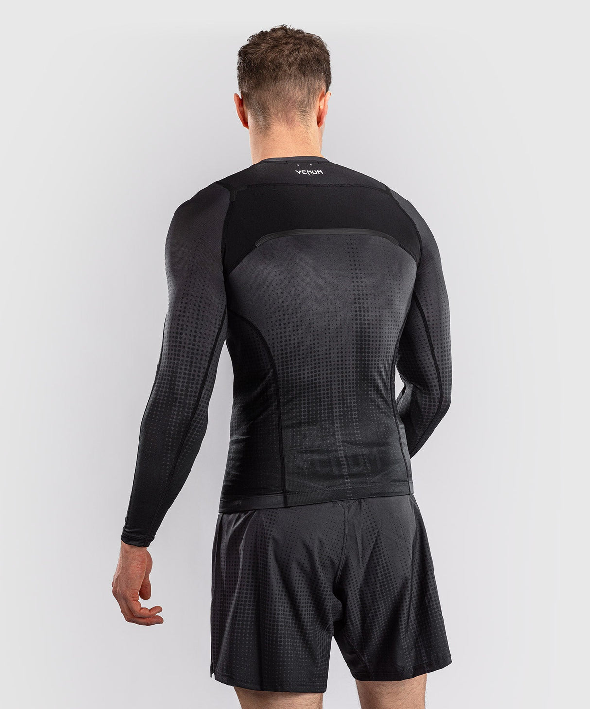 Venum Rashguard Stealth - Zwart/Wit