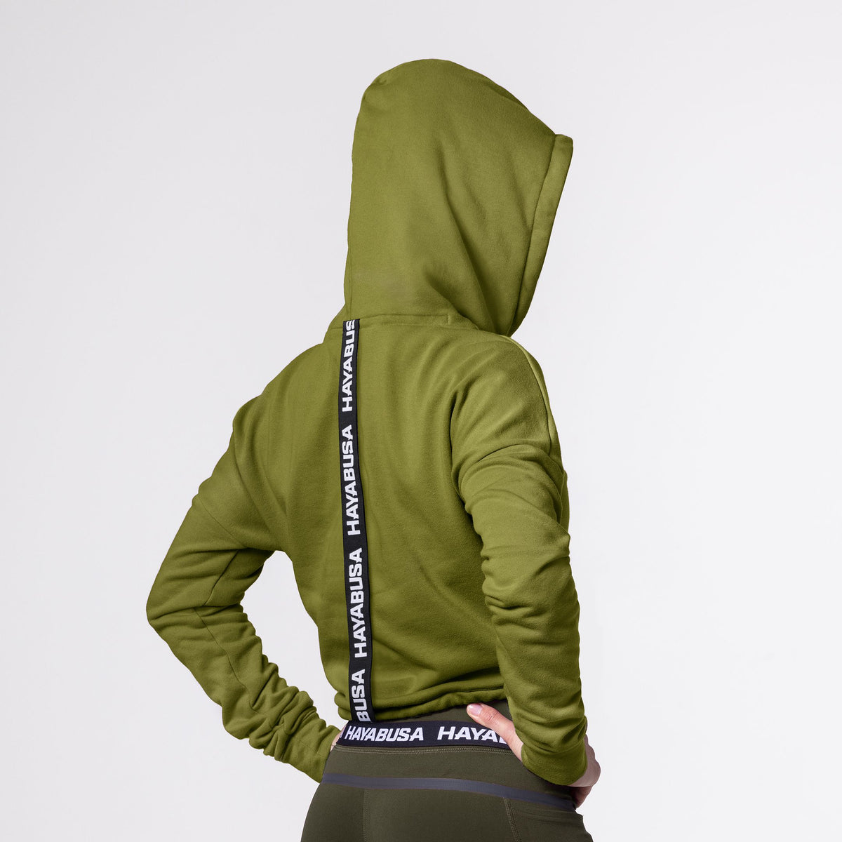 Hayabusa Hoodie Cozy Fleece Dames - Olijfgroen
