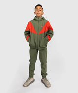 Venum Kids Vectra Trainingsjacke – Armeegrün/Orange