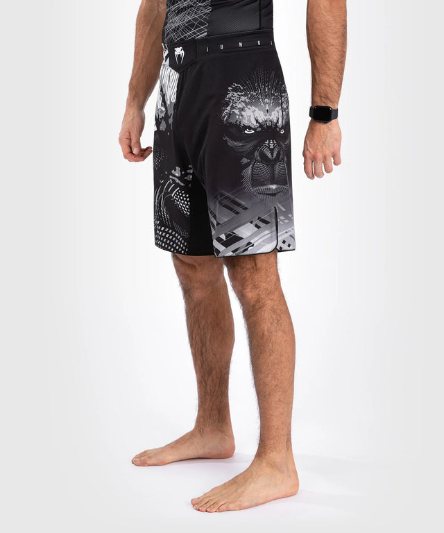 Pantaloni scurți MMA Venum Gorilla Jungle – Negru/Alb
