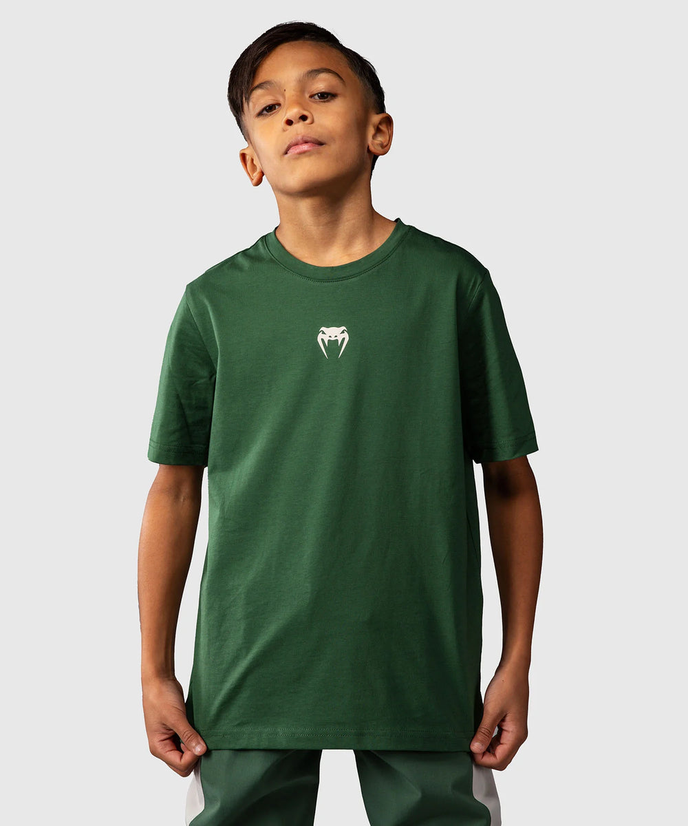 Venum T-Shirt Contender Kids - Korte Mouwen - Groen/Gebroken Wit