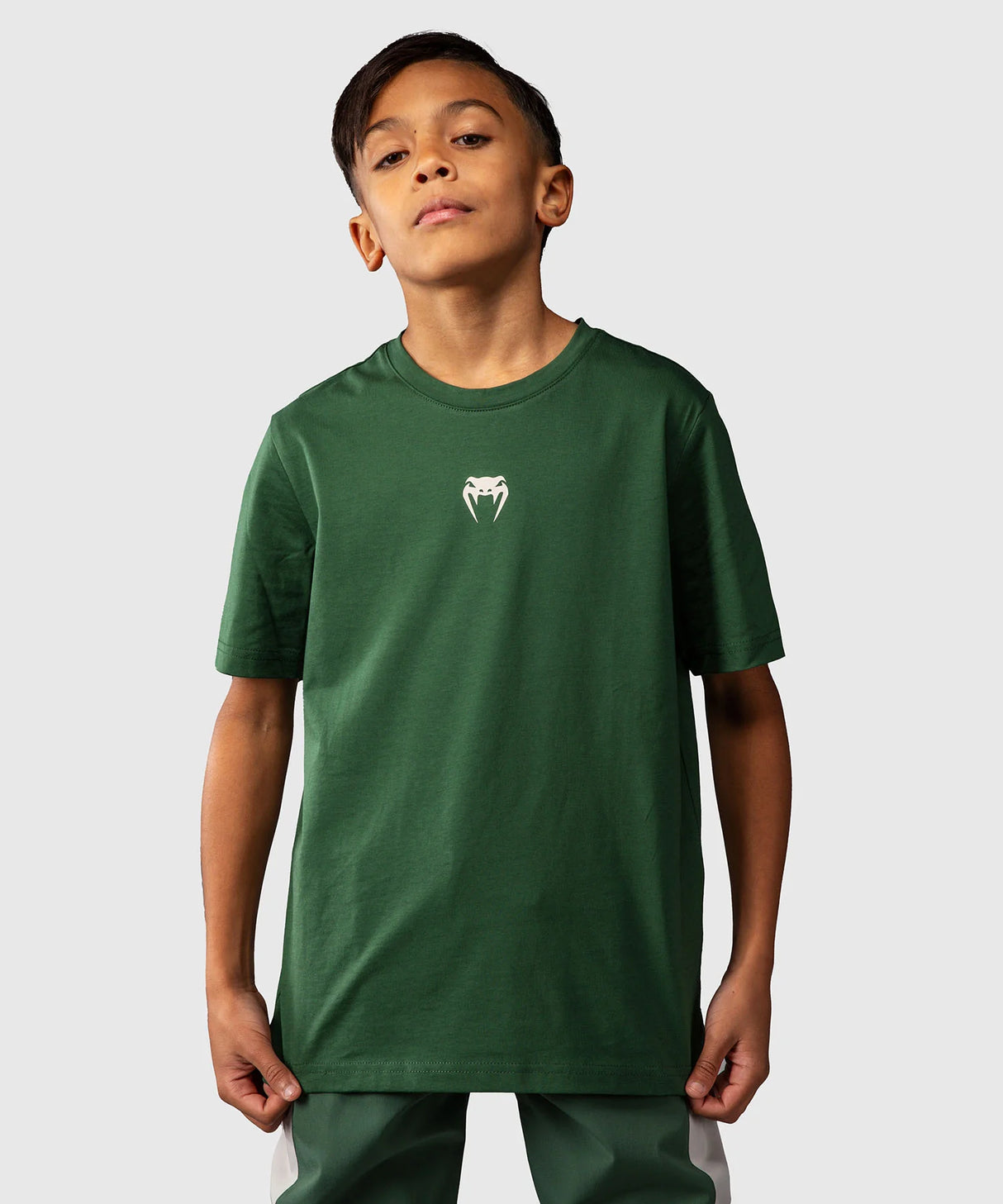 Venum T-Shirt Contender Kids - Korte Mouwen - Groen/Gebroken Wit