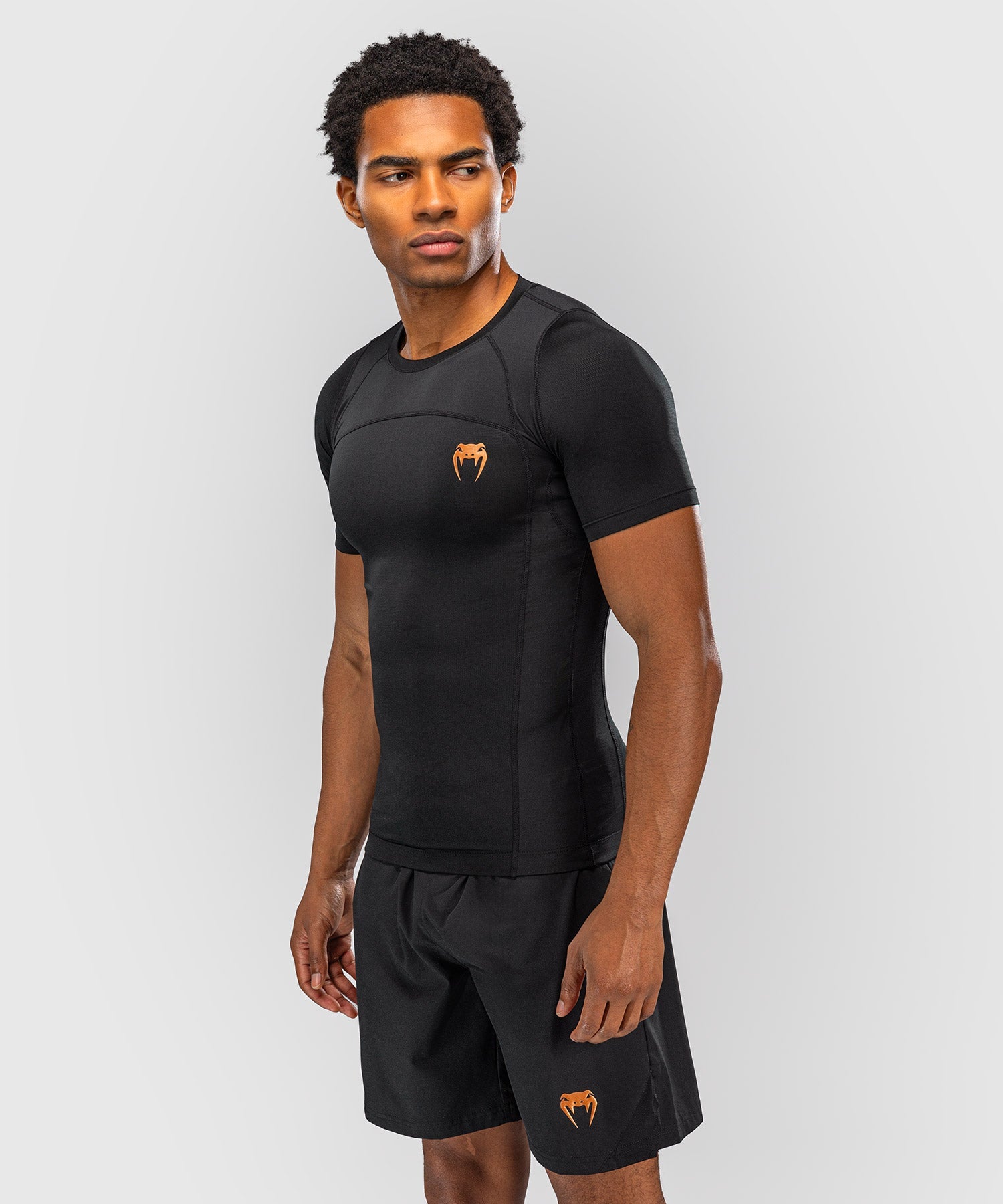 Venum G-Fit Revolution Rashguard Short Sleeves – Black/Copper