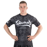 8 WEAPONS T-Shirt Hanuman Yant - Zwart/Grijs