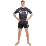 8 WEAPONS T-Shirt Hanuman Yant - Zwart/Grijs