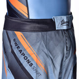 8 WEAPONS MMA Shorts Shift - Ijsgrijs/Oranje