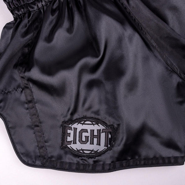 Pantaloni scurți Muay Thai 8 WEAPONS Bangkok – Negru