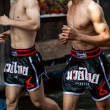 8 WEAPONS Muay Thai Shorts Bangkok - Zwart/Wit