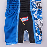 8 WEAPONS Muay Thai Shorts Jipe - Blauw