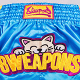 8 WEAPONS Muay Thai Shorts Meow Thai - Blauw/Paars