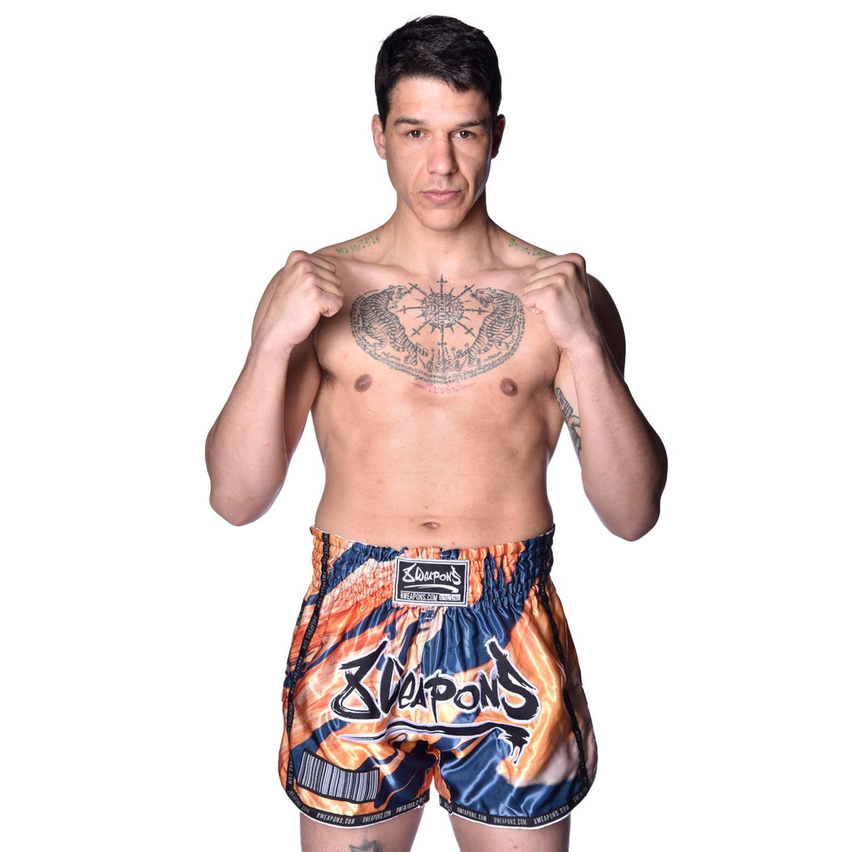 8 WEAPONS Muay Thai Shorts Vivo - Magma