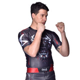 8 WEAPONS Rashguard Samurai 2.0 - Zwart/Rood