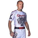 8 WEAPONS Rashguard Samurai 2.0 - Wit/Rood