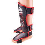 8 WEAPONS Scheenbeschermers Beastial Wolf - Zwart/Rood