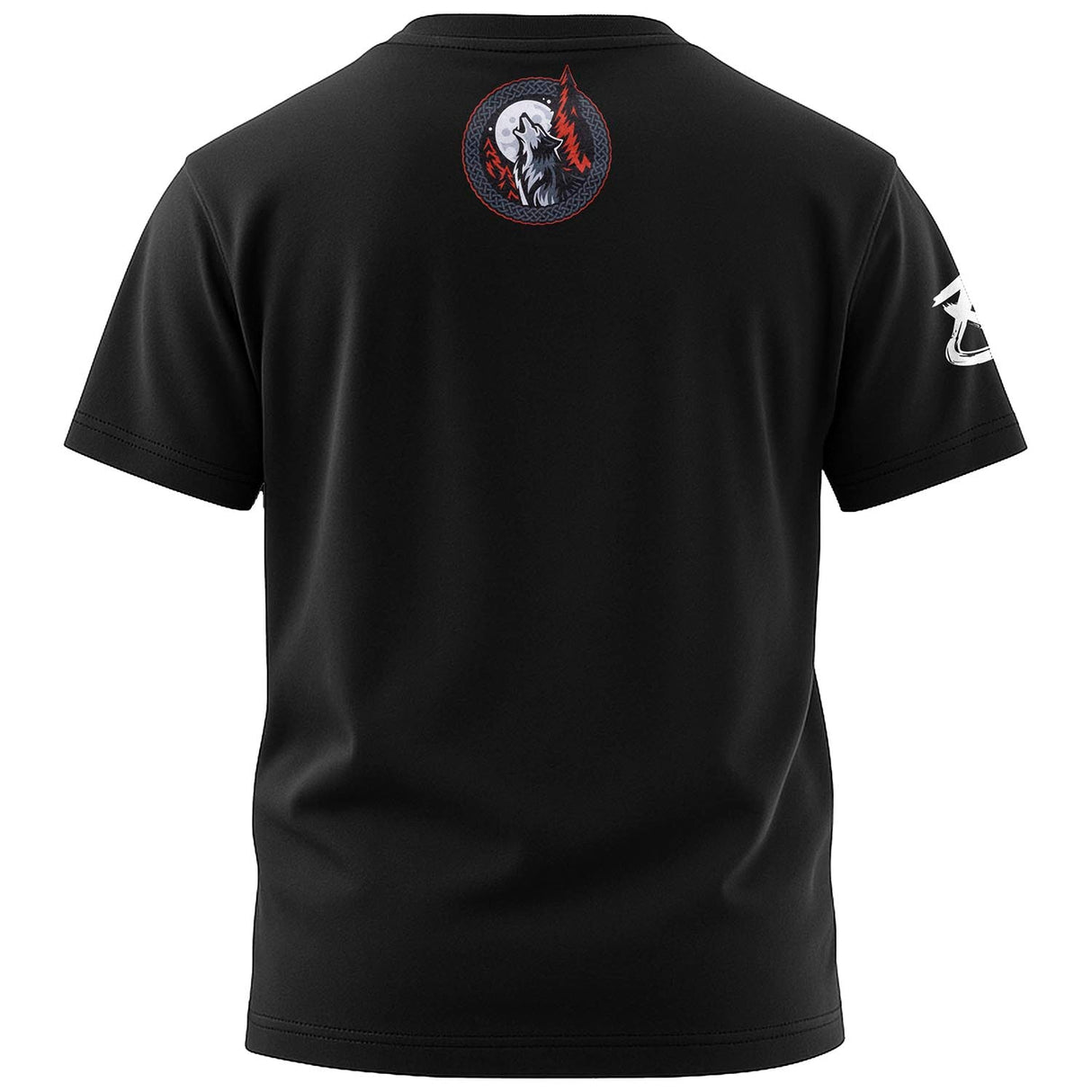 8 WEAPONS T-Shirt Beastial Wolf - Zwart/Rood