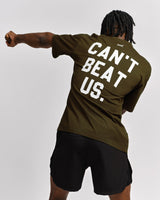 Caged T-Shirt 'CBU' - Khaki Groen