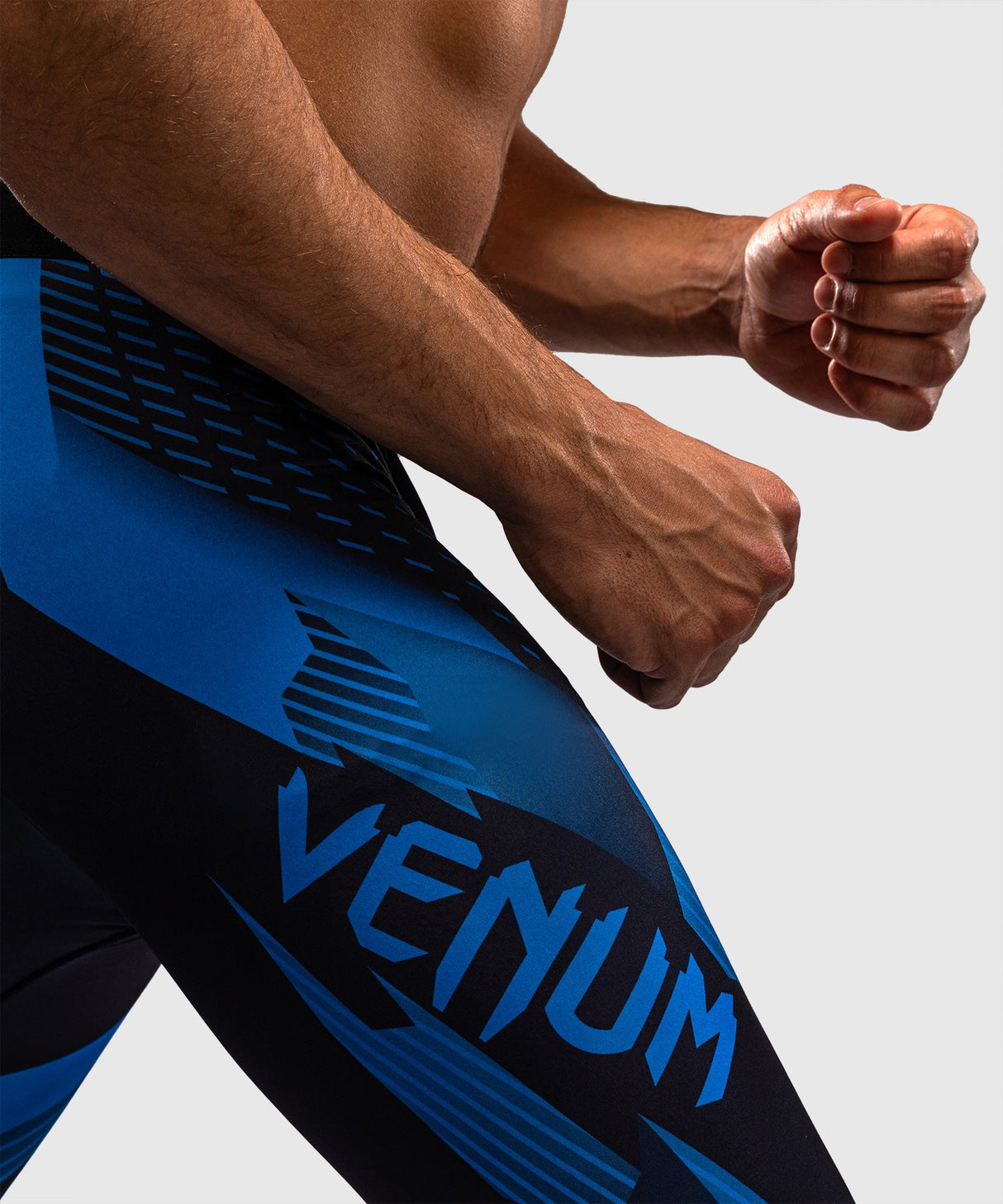 Venum Compressiebroek No-Gi 6.0 - Zwart/Blauw