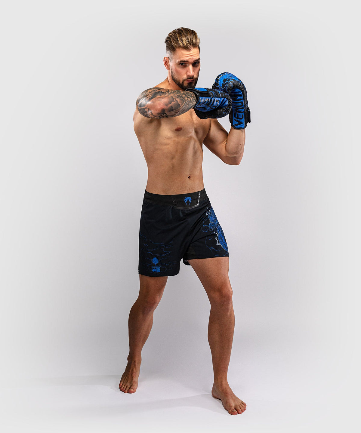 Venum MMA Shorts Thunder Dragon - Zwart/Koningsblauw