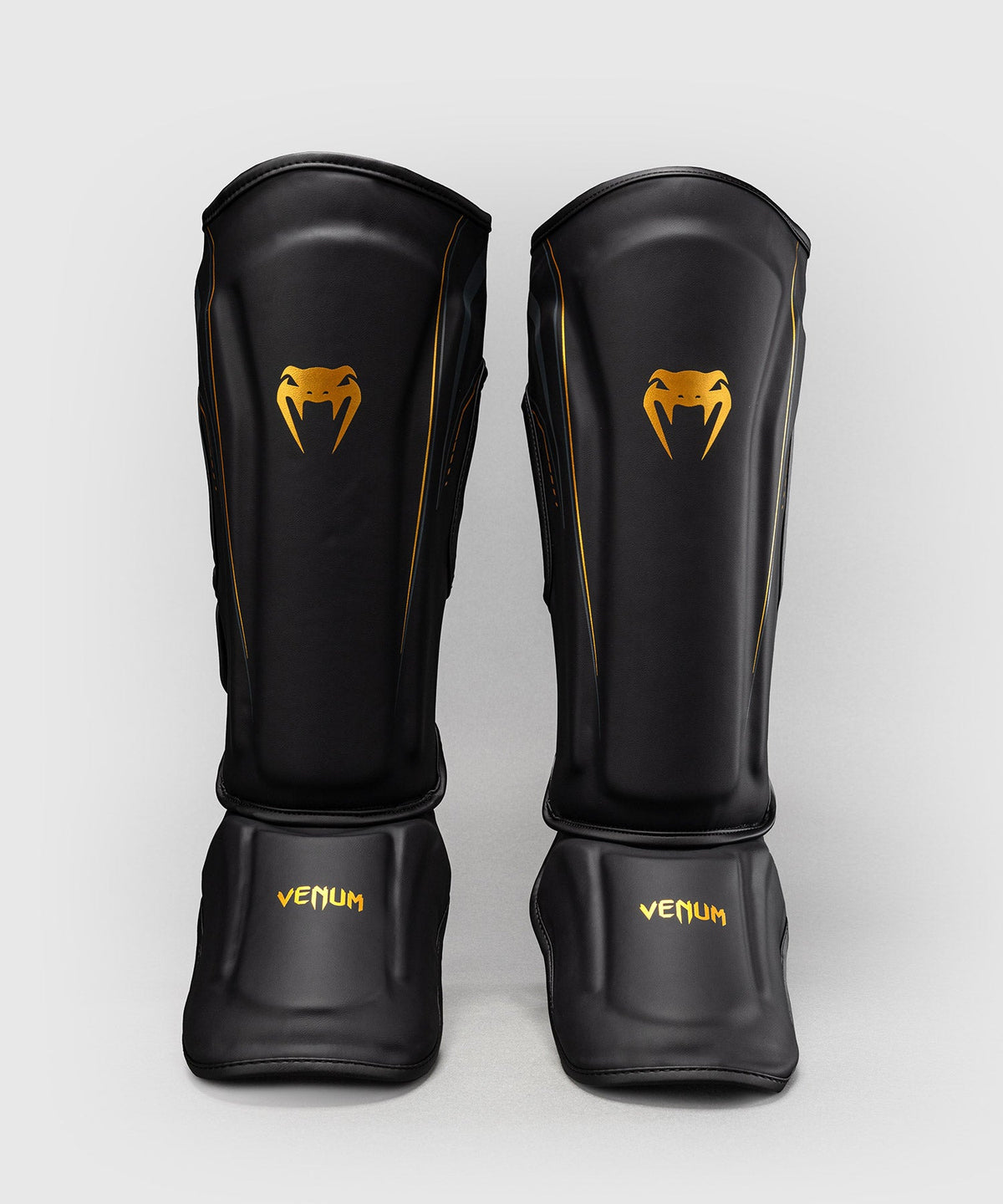 Venum Scheenbeschermers Streamline - Zwart/Goud